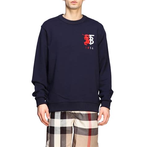 mens burberry logo sweater|Burberry sweatpants for men.